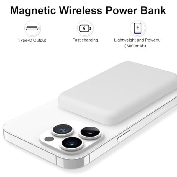 MY SHOP Apple Magsafe Magnetic Power Bank - 5000mAh - Image 2