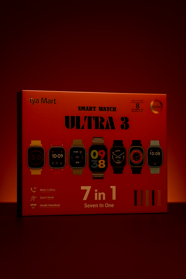 MY SHOP ULTRA 3 WATCH WITH 1 EXTRA STREP