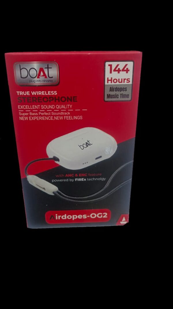 MYSHOP BOAT EAR-BUDS   AIRPOES ANC WITH HANGING CLIP - Image 3