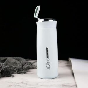 Glass Water bottle Covered with Silicone Sleeve